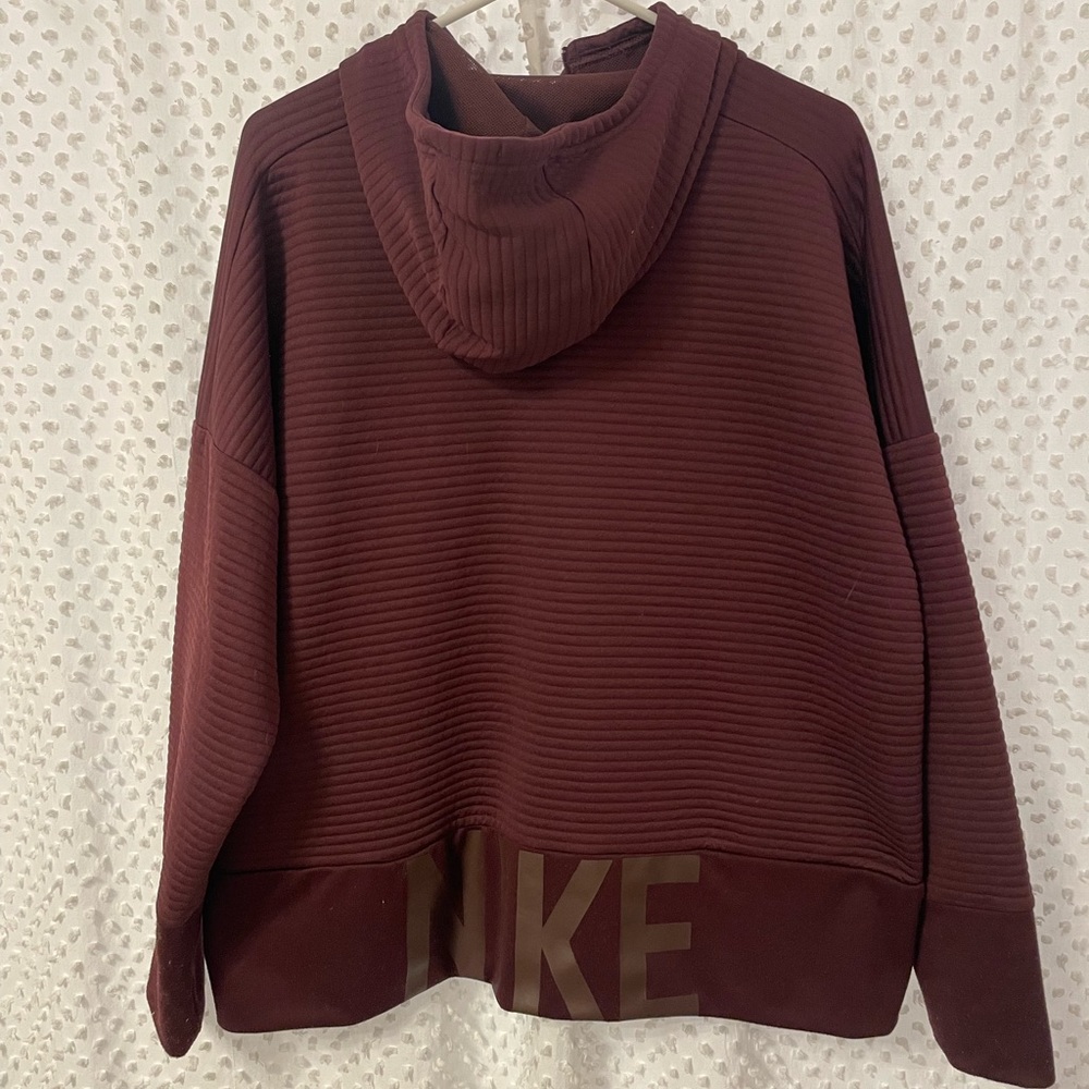 Nike Maroon Zip-Up
